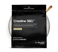 Protein Works | Creatine 360 - Black, Sin Sabor, 166 Porciones | Monohidrato de Creatina, Creatina Micronizada, 100 % Pureza, 200 Mesh Ultrafina, Energía y Rendimiento, 500g