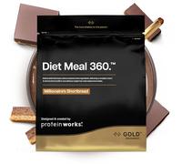 Protein Works | Diet Meal 360 - GOLD Innovation, Shake Sustituto de Comidas, Apoya Pérdida de Peso, 24 Vitaminas & Minerales, Linaza, Inulina, Omega-3, Chocolate y Caramelo, 14 Comidas, 1kg