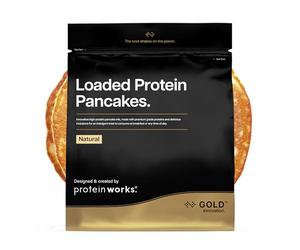 Protein Works | Loaded Protein Pancakes - GOLD Innovation, Mezcla Pancakes Proteicos Premium, Desayuno High-Protein, Bajo Azúcar & Grasa, Natural, 16 Porciones, 1kg