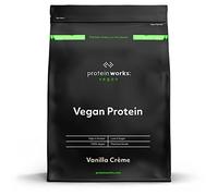 Protein Works - Proteína Vegana - 100% A Base de Plantas - Sin Gluten - Bajo en Grasas - Crema De Vainilla - 1 kg