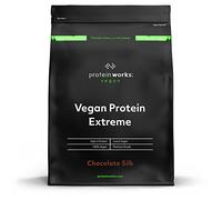 Protein Works | Vegan Protein 360 - PLATINUM Innovation, Proteína Vegana, 100% Vegetal, Omega 3, Electrolitos Añadidos, Batido Bajo en Grasa y Calorías, Chocolate Suave, 14 Porciones, 500g