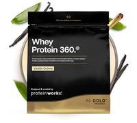 Protein Works | Whey Protein 360 - GOLD Innovation, Whey Proteína en Polvo, Enzimas Digestivas, 12 Vitaminas y Minerales, Sin Azúcares Añadidos, Vainilla Francesa, 40 Porciones, 1.2 kg