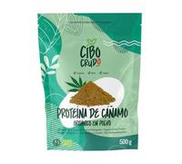Proteina de Cañamo Cruda En Polvo Orgánica - 500 g. Source de Protéines Végétales Complètes et Riche en Fibre. Organic Hemp Protein Powder.