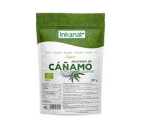 Proteína de Cáñamo Ecológica 200g - INKANAT - Proteína Vegetal Natural, Rica en Fibra, Ideal para Batidos y Dieta Vegana