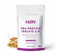 Proteína de Guisante Aislada de HSN | Sabor Pastel de Manzana 500 g = 17 Tomas por Envase | 100% Vegana | Pea Protein Isolate | No-GMO, Sin Gluten, Sin Soja ni Azúcares añadidos