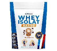 Proteína de suero aislada en polvo Nutri&Co Native - 1 kg sabor café