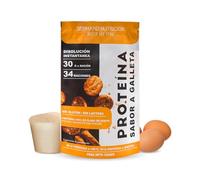 Proteína Instantánea de Clara de Huevo en Polvo de Galleta (1020g) | Proteina en Polvo sin Gluten | Proteinas para Masa Muscular | Proteina sin Lactosa