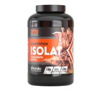 Proteína Isolat Competition - Mega Plus - Promiko - Proteína Aislada De Suero Profesional Para Masa Muscular Y Recuperación Rápida - Proteina Isolate Y Leche En Polvo - Chocolate Leche 1kg