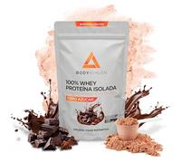 Proteína Isolate Chocolate 500g Sin Azúcar Sin Edulcorantes- Aislado de Proteina de Suero, Alta en Proteínas 80%- Recuperación y Definición Muscular | Suplemento Deportivo Sin Azúcar- Bodyathlon