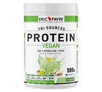 Proteína vegana Eric Favre Arroz Espirulina Guisantes 500 g