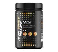 Proteína Whey Isolate 100% Pura - Aislado de Proteína de Suero de Leche 93% Proteína - Grass Fed, Instantánea - 1 Kg - Vecos Nucoceutical (Choco-Avellanas)