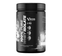 Proteína Whey Isolate 100% Pura - Aislado de Proteína de Suero de Leche 93% Proteína - Grass Fed, Instantánea y Sabor Neutro - 1 Kg - Vecos Nucoceutical (Neutra (Sin sabor))