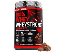 Proteínas en polvo sabor chocolate, 900 g, 100% proteína de suero de leche Whey con DigeZyme® de alta digestibilidad y concentración, de