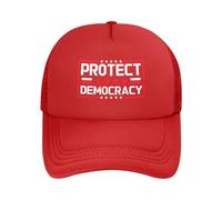 Protejamos La Democracia Mujer Hombre Snapback Cap Casual Sombrero Cómoda Gorras Hip Hop para Aire Libre Verano Golf