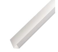 PROTEKTOR 3741 Perfil en U PVC, perfil para cantos cartón yeso 12,5cm 200cm protección cantos blanco cartón yeso