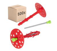 PROTEKTOR 500x Taco aislamiento, clavo acero Ø8 x 100mm plástico, acero