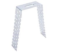 PROTEKTOR Colgador de techo para perfil de CD 60/27, 100 unidades, 125 mm, plata, accesorios para perfiles de techo para paneles de yeso, calidad fabricada en Alemania