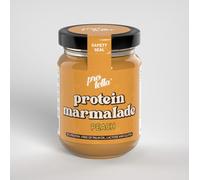 Protella® Mermelada de Melocotón, Vegana, 72% Fruta, Sin Azúcares Añadidos, Con Proteína de Guisante 18%, Sin Aceite de Palma, 170g