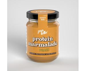 Protella® Mermelada de Melocotón, Vegana, 72% Fruta, Sin Azúcares Añadidos, Con Proteína de Guisante 18%, Sin Aceite de Palma, 170g
