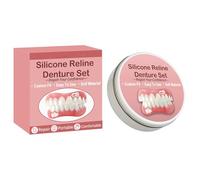 Protésico Dental de Silicona Arriba y Abajo,Kit de Prótesis Dentales Temporales,Provisionales Unisex Protesis Dentals,Prótesis Dentals Provisional
