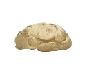 Prótesis Capilar Hombres Unidades indias de mirada naturales del cabello humano reemplazo completo sistema pelo nudo doble la base piel PU Peluca Hombre(6x8)