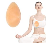 Prótesis de Sujetador, Almohadillas de Sujetador Formas Protésicas Artificiales para Mastectomía Mamaria Simétrica Post Mastectomía Formas de Mama Insertos de Sujetador de Silicona 5.3 Oz