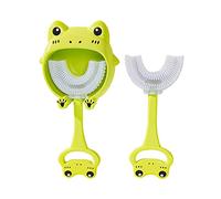 Prótesis Dentales Noche Cepillo de dientes para niños Patrón de de dibujos animados Manual Silicona Niños Cepillo de dientes en forma de U Limpieza de Tepe Cepillos Interdentales