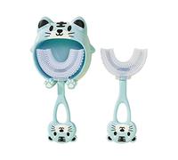 Prótesis Dentales Noche Cepillo de dientes para niños Patrón de de dibujos animados Manual Silicona Niños Cepillo de dientes en forma de U Limpieza de Tepe Cepillos Interdentales