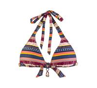 Protest mm Tyra 18 BCUP Halter Bikini Parte Superior, Beet Red, XS