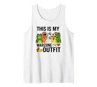 Protesta absurda Esta es mi Zona de Guerra Camiseta sin Mangas