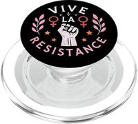 Protesta de empoderamiento Feminista de Vive La Resistance PopSockets PopGrip para MagSafe
