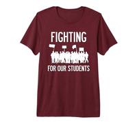 Protesta de Huelga de Maestros de Los Ángeles Enseñan a la Unión Educativa Camiseta Premium