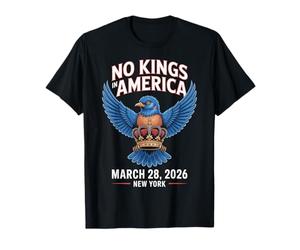 Protesta de No Kings 28 de Marzo de 2026 Resist New York Bluebird NY Camiseta