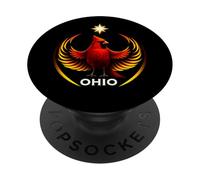 Protesta del Orgullo de Aves del Estado Cardenal del Norte de PopSockets PopGrip Adhesivo