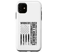 Protesta Divertida Justicia Social reúne a Trabajadores por multimillonarios Carcasa para iPhone 11