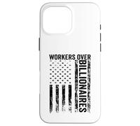Protesta Divertida Justicia Social reúne a Trabajadores por multimillonarios Carcasa para iPhone 16 Pro MAX