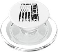 Protesta Divertida Justicia Social reúne a Trabajadores por multimillonarios PopSockets PopGrip para MagSafe