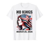 Protesta No Kings 28 de Marzo de 2026 Resiste a Las Mujeres asiáticas Feministas Camiseta