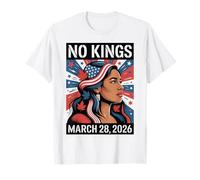 Protesta No Kings 28 de Marzo de 2026 Resiste a Las Mujeres Negras Feministas Camiseta