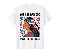 Protesta No Kings Marzo 28 2026 Resiste a Las Mujeres Latinas hispanas Camiseta