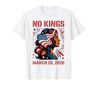 Protesta No Kings Marzo 28 2026 Resiste a Mujeres Latinas Feministas Camiseta