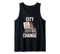 Protestando por la reforma de políticas activistas del gobierno local Camiseta sin Mangas
