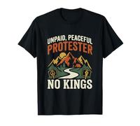 Protestante pacífico no remunerado No Kings Funny Pro Democracia Camiseta