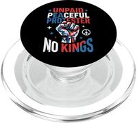 Protestante pacífico no remunerado No Reyes Divertido Pro Democracia Desig PopSockets PopGrip para MagSafe