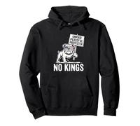 Protestante pacífico sin Pago No Kings Funny Pro Democracy Dog Sudadera con Capucha