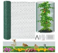 Protettore Delle Piante - Alberi In Plastica Ondulata Protezione | Protezione Per Tronco D'albero | Rete A Campana, Rotolo Di Filo Di Pollo Per Scoiattoli Da Interno, Fiori, Giardino, Aiuola Rialzata,