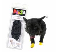 Protex Pawz Protective Dog Boots Black Edition, XXS XX-Small to 1.5"