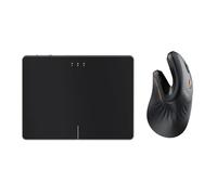 ProtoArc EM11 NL Bluetooth Ratón Ergonómico + Trackpad inalámbrico para Windows 10/11 (NO para Mac)