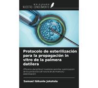 Protocolo de esterilización para la propagación in vitro de la palmera datilera: (Phoenix dactylifera) mediante semillas: optimización de los protocolos de rotura de dormancia y esterilización