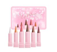 Protoence Delineador De Ojos Con Purpurina - 6 Piezas De Maquillaje Facial,Delineador De Ojos De Larga Duracion | Para Amantes De La Belleza, Bodas, Cosplay, Artistas, Novias, Eventos